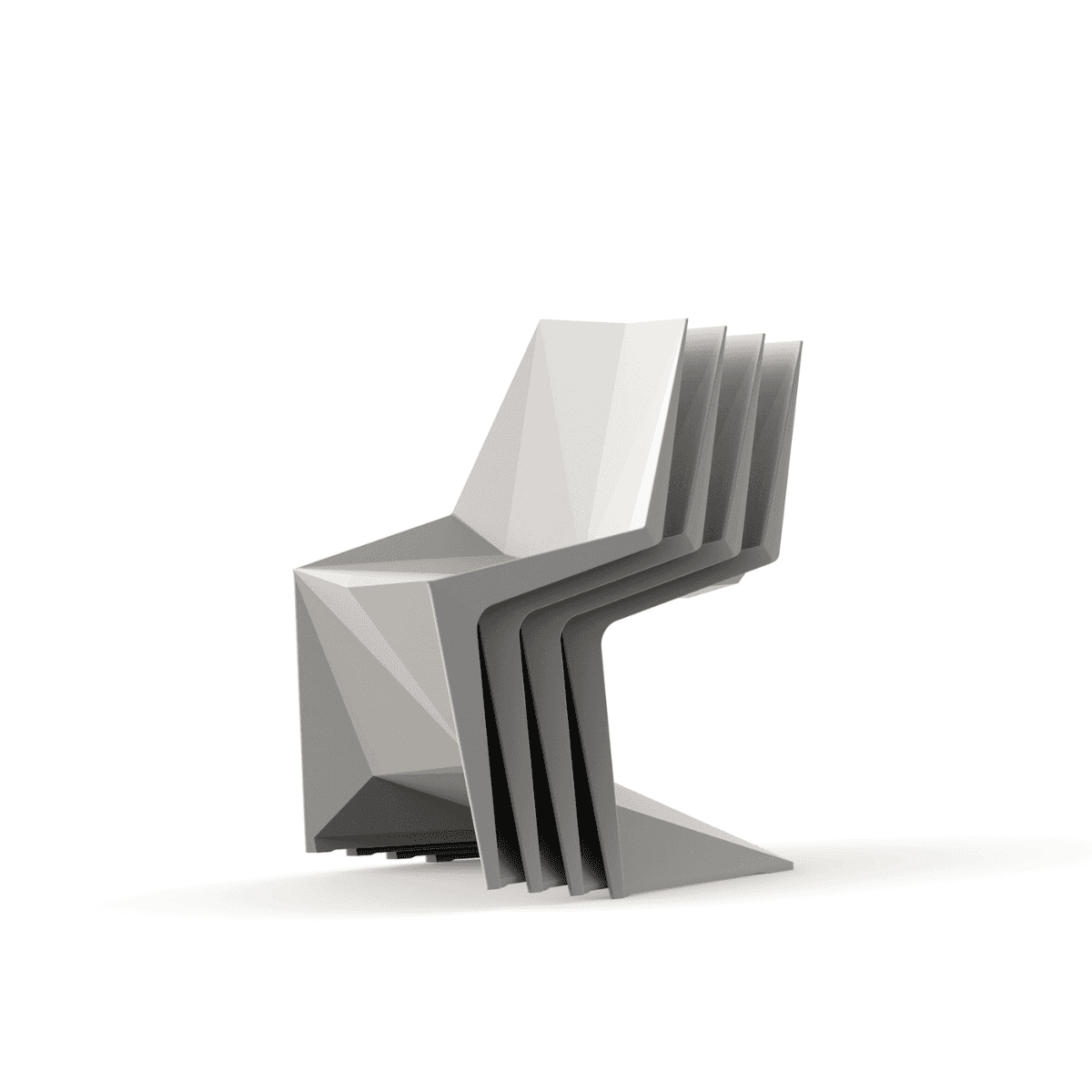 Vondom™ Voxel Chair, Sedie da Esterno di Design Verde Pistacchio