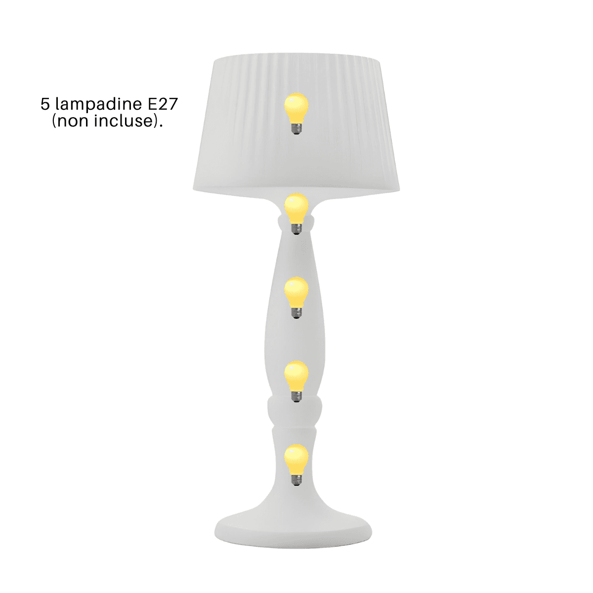 Myyour Agata, Lampada da Terra a Stelo Centrale dal Design Classico