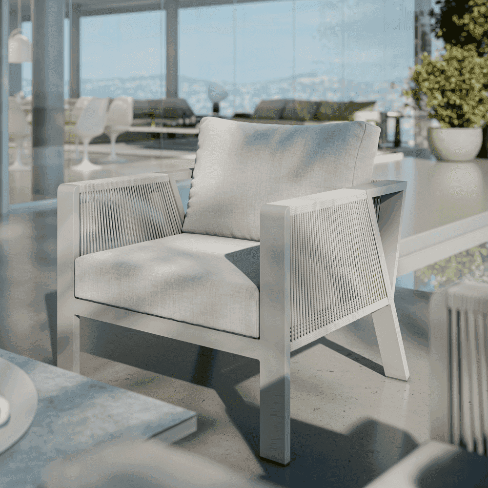 Solaris "Era", Set da Salotto Outdoor Grigio