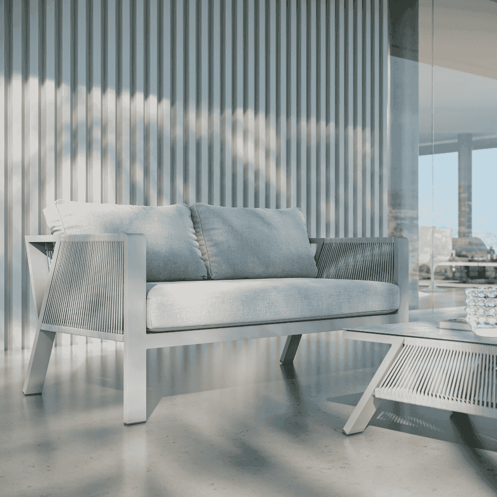 Solaris Collezione Era, Divano per Ambienti Esterni con Cuscini