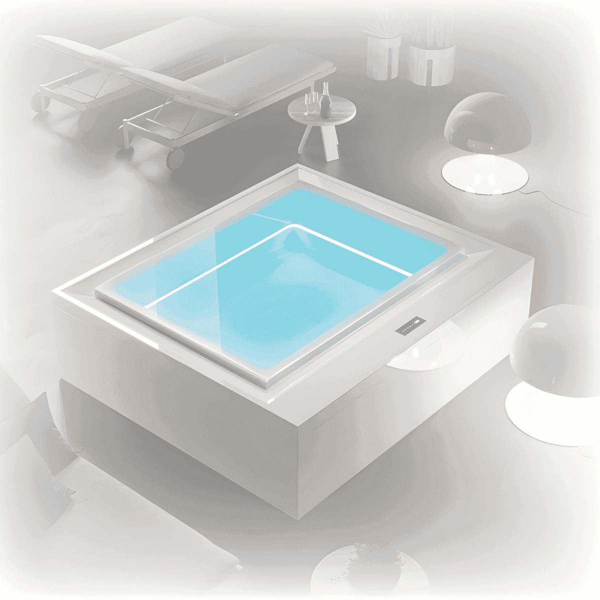 Treesse Ghost Fusion Active 230, Minipiscina con Idromassaggio con Tecnologia Ghost System®