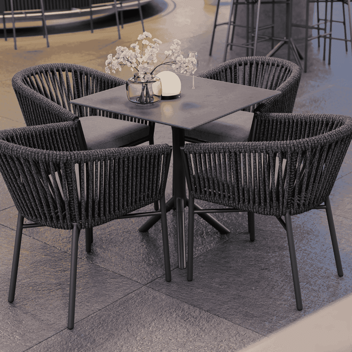 Solaris "Ermes", Sedie a Corde per Ambienti Esterni