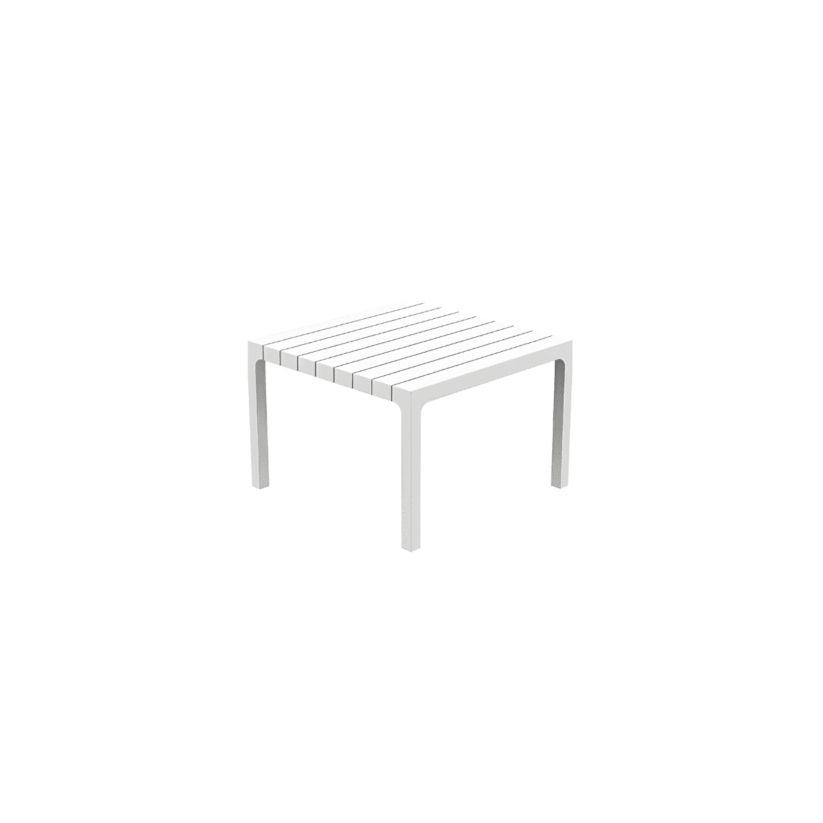 tavolino da salotto per esterni bianco