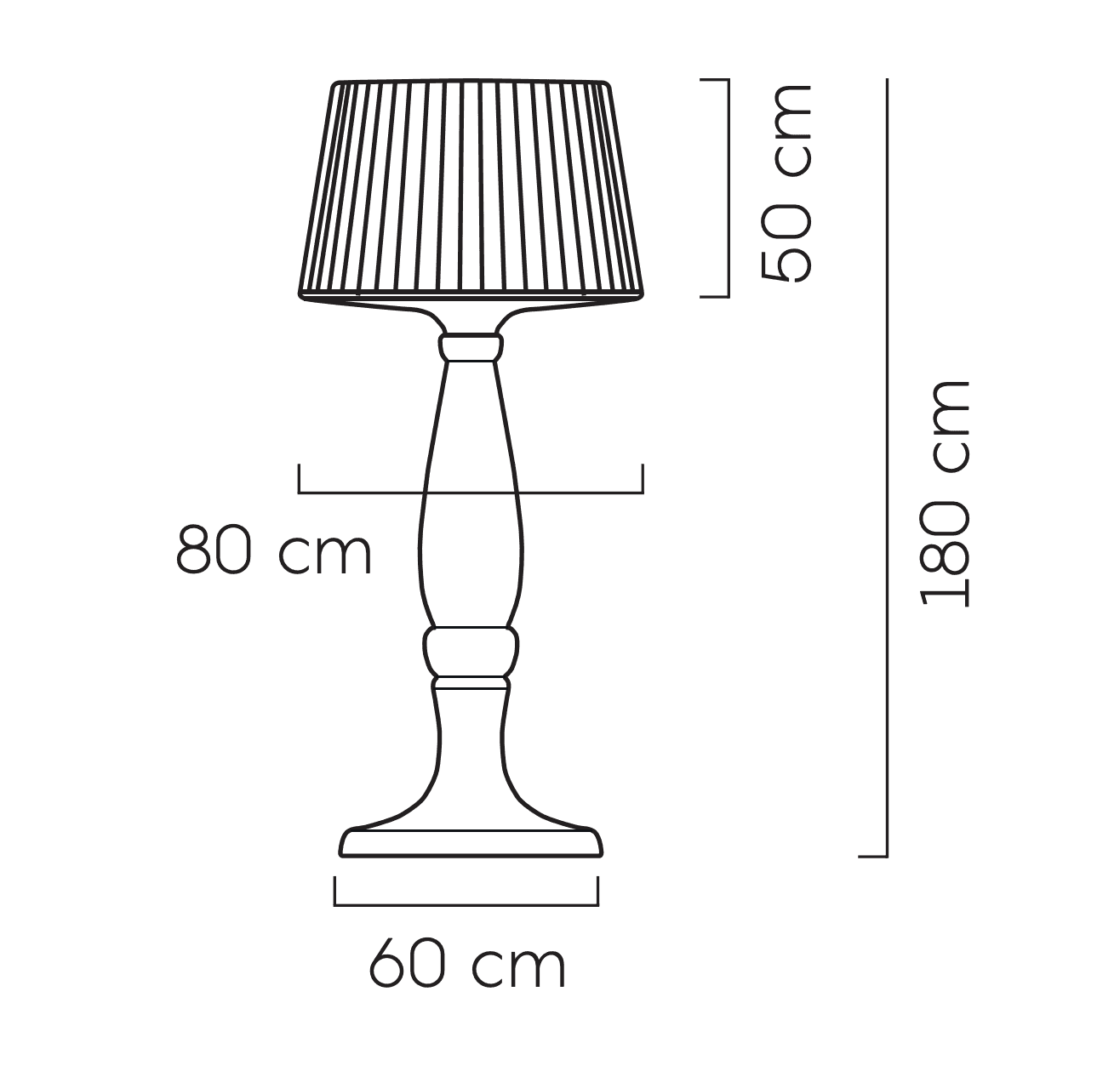 Myyour Agata, Lampada da Terra a Stelo Centrale dal Design Classico