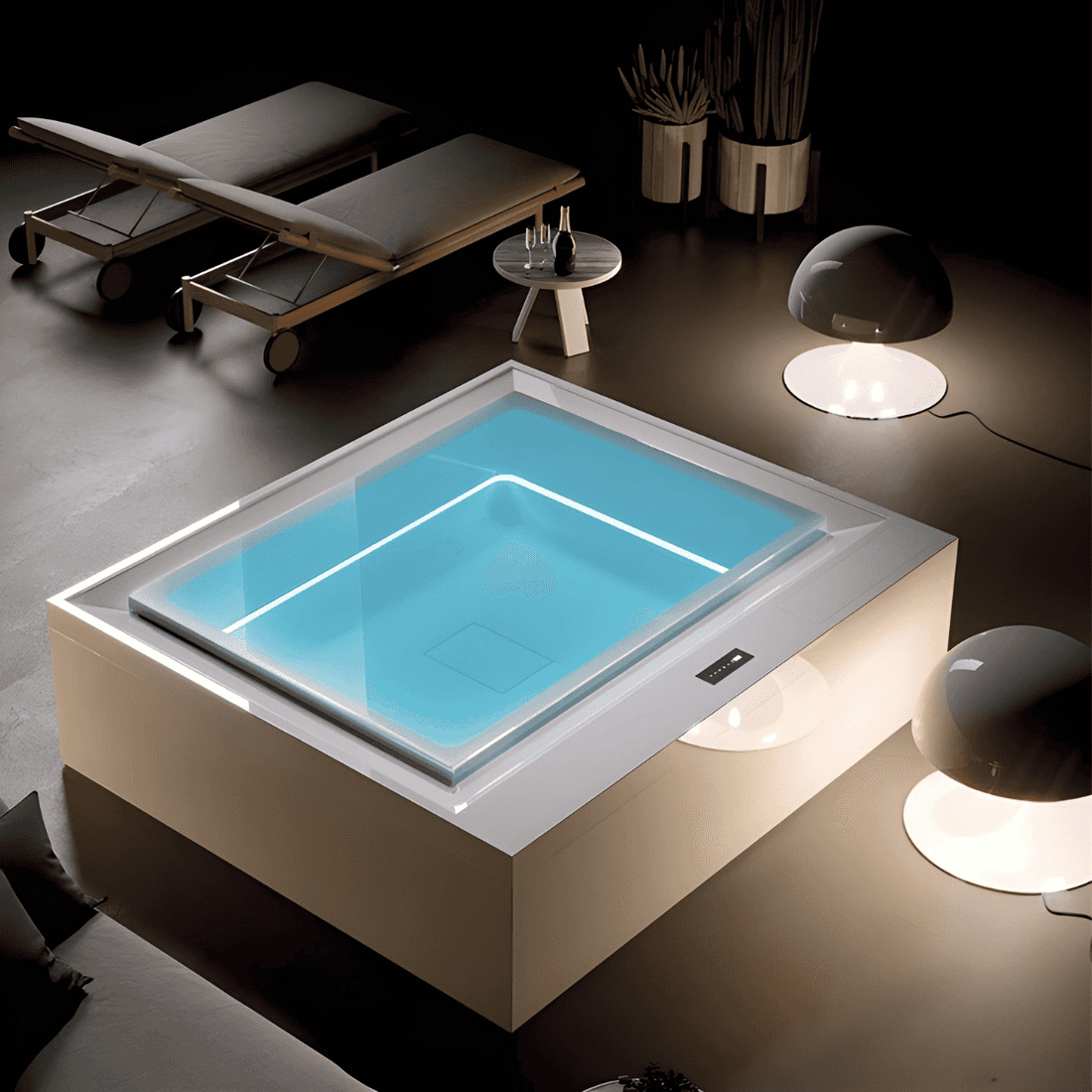 minipiscina treesse con idromassaggio