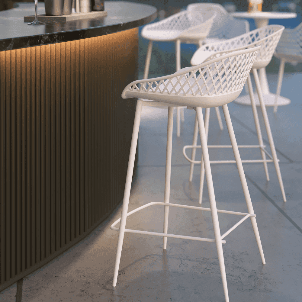 Solaris "Pegaso", Sgabelli di Design Bianchi o Neri