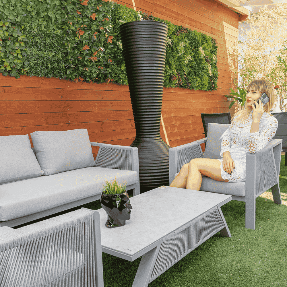 Solaris "Era", Set da Salotto Outdoor Grigio