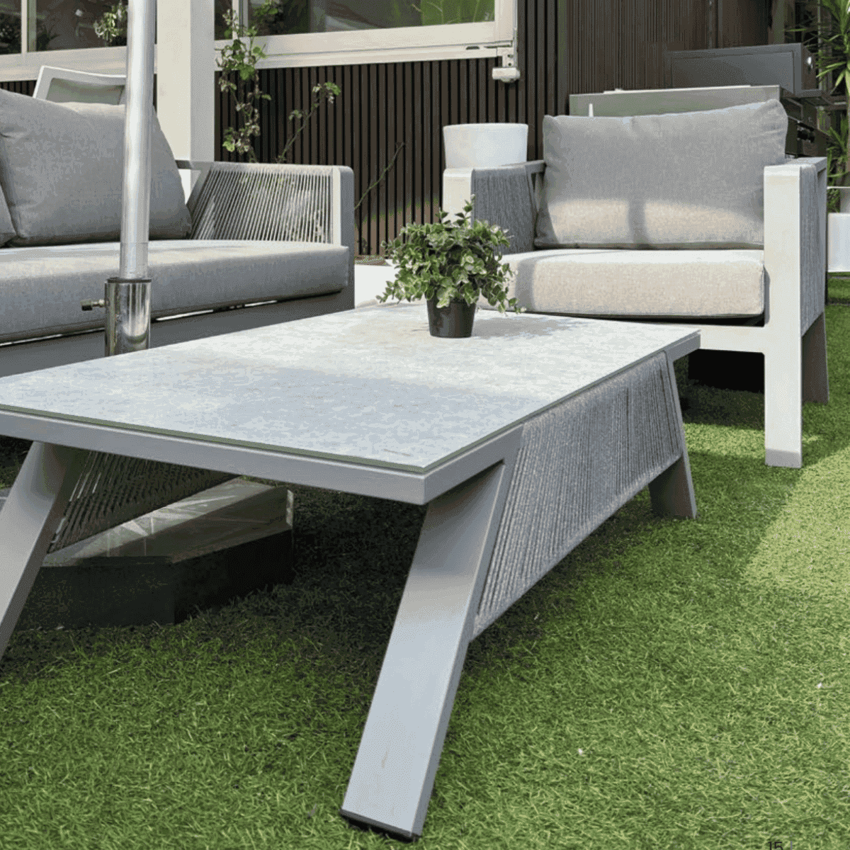 Solaris "Era", Set da Salotto Outdoor Grigio