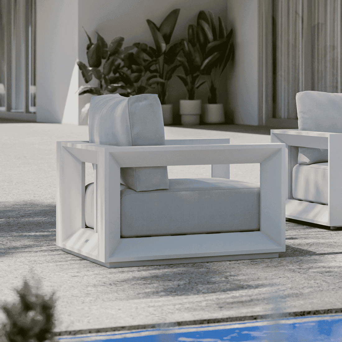 Solaris "Kairos", Poltrona di Design per Ambienti Esterni