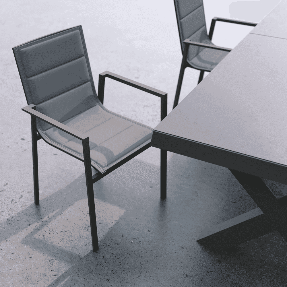 Solaris Minerva, Sedia Imbottita per Spazi Esterni