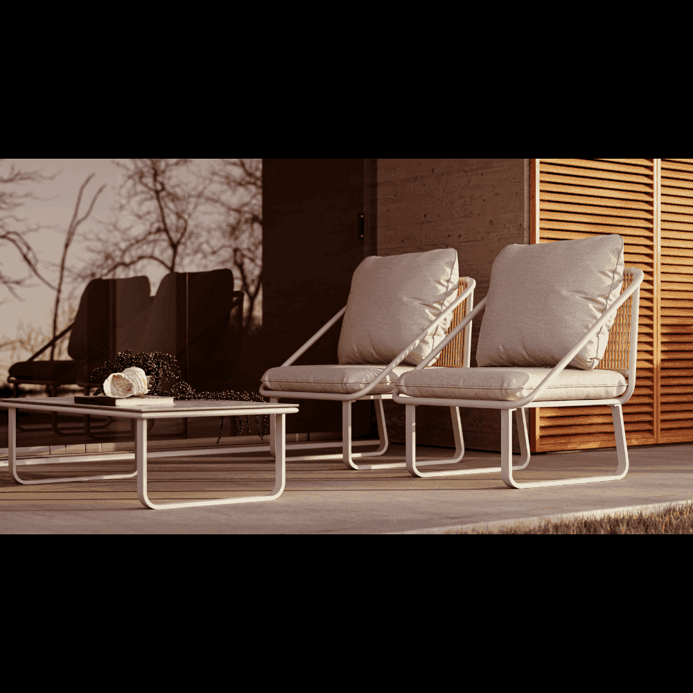 Solaris Ares, Set Salotto di Design Bianco o Antracite