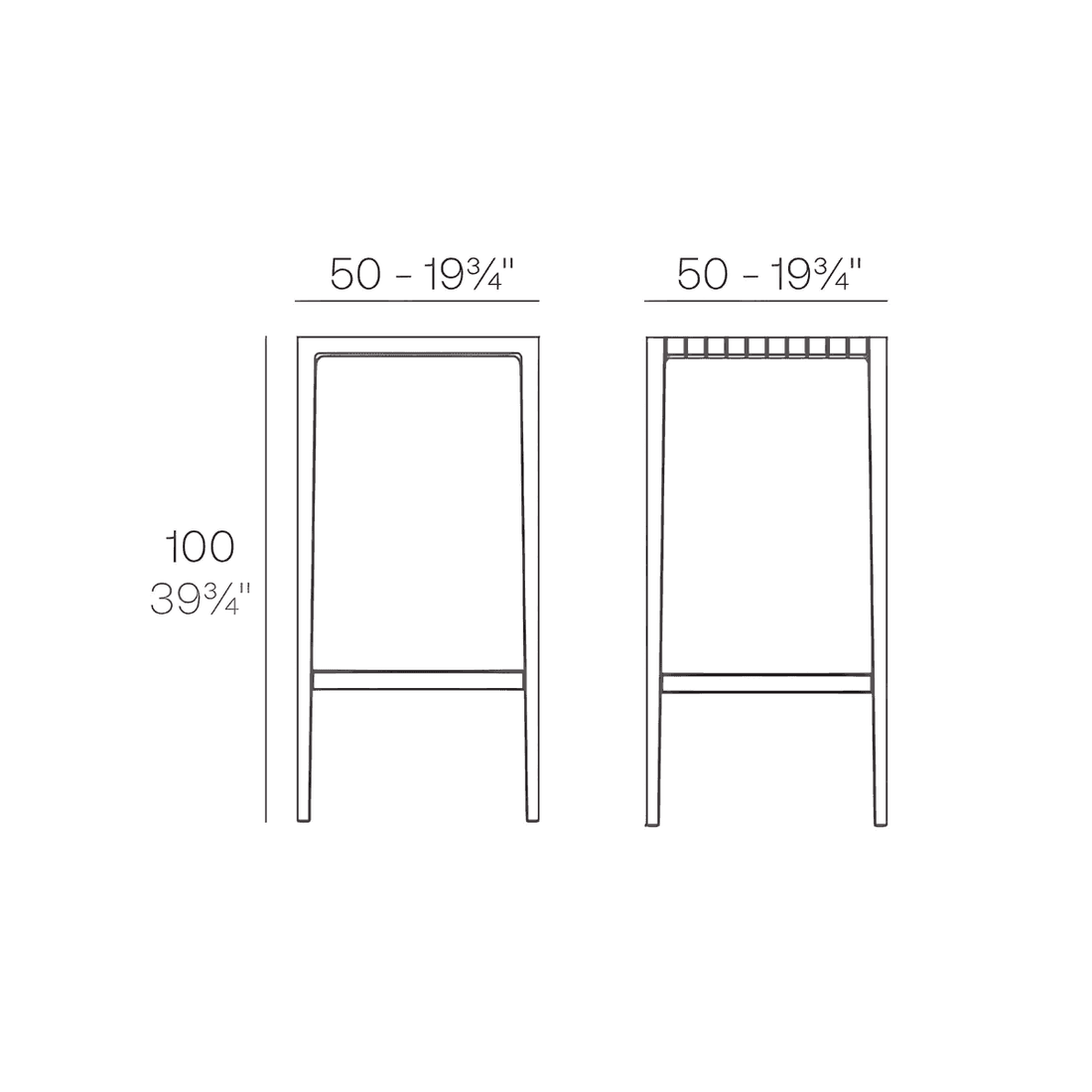 Vondom Spritz High Table, Tavolo Alto da Bar Mostarda