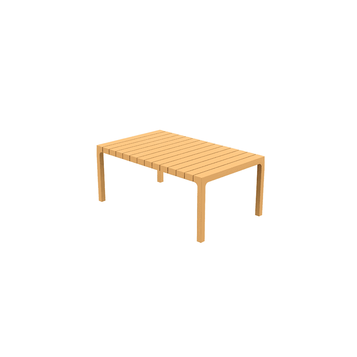 Vondom Spritz Table Sofa - Tavolino di Design da Giardino in Diversi Colori