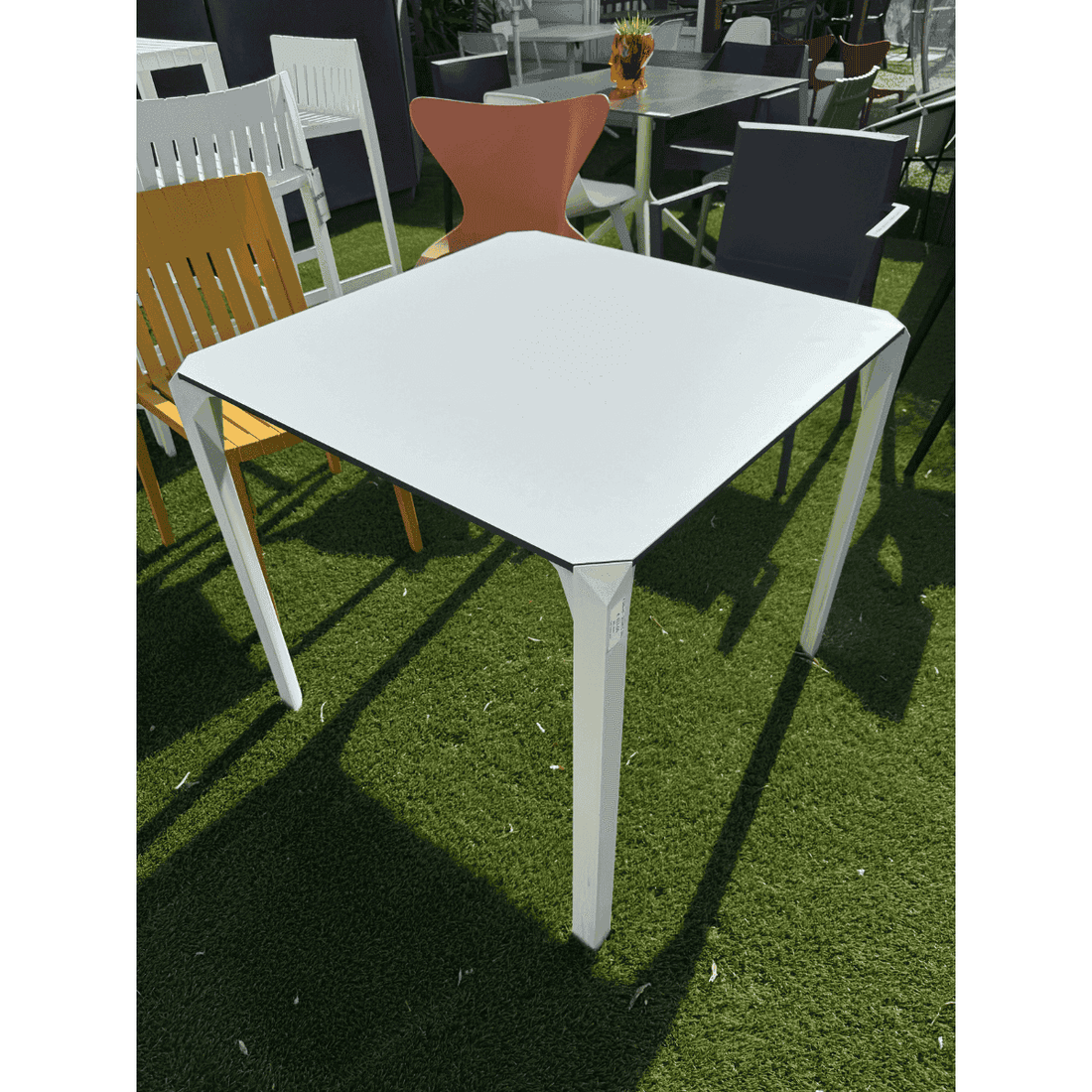 Vondom Quartz, Tavolino da Esterno Bianco, 79x79 cm