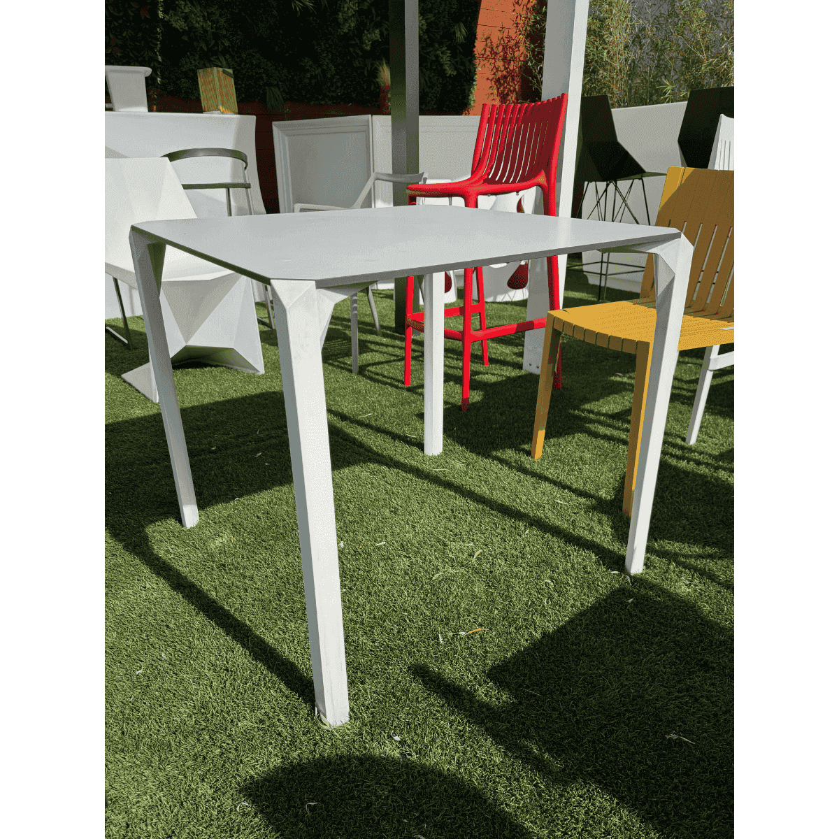 Vondom Quartz, Tavolino da Esterno Bianco, 79x79 cm