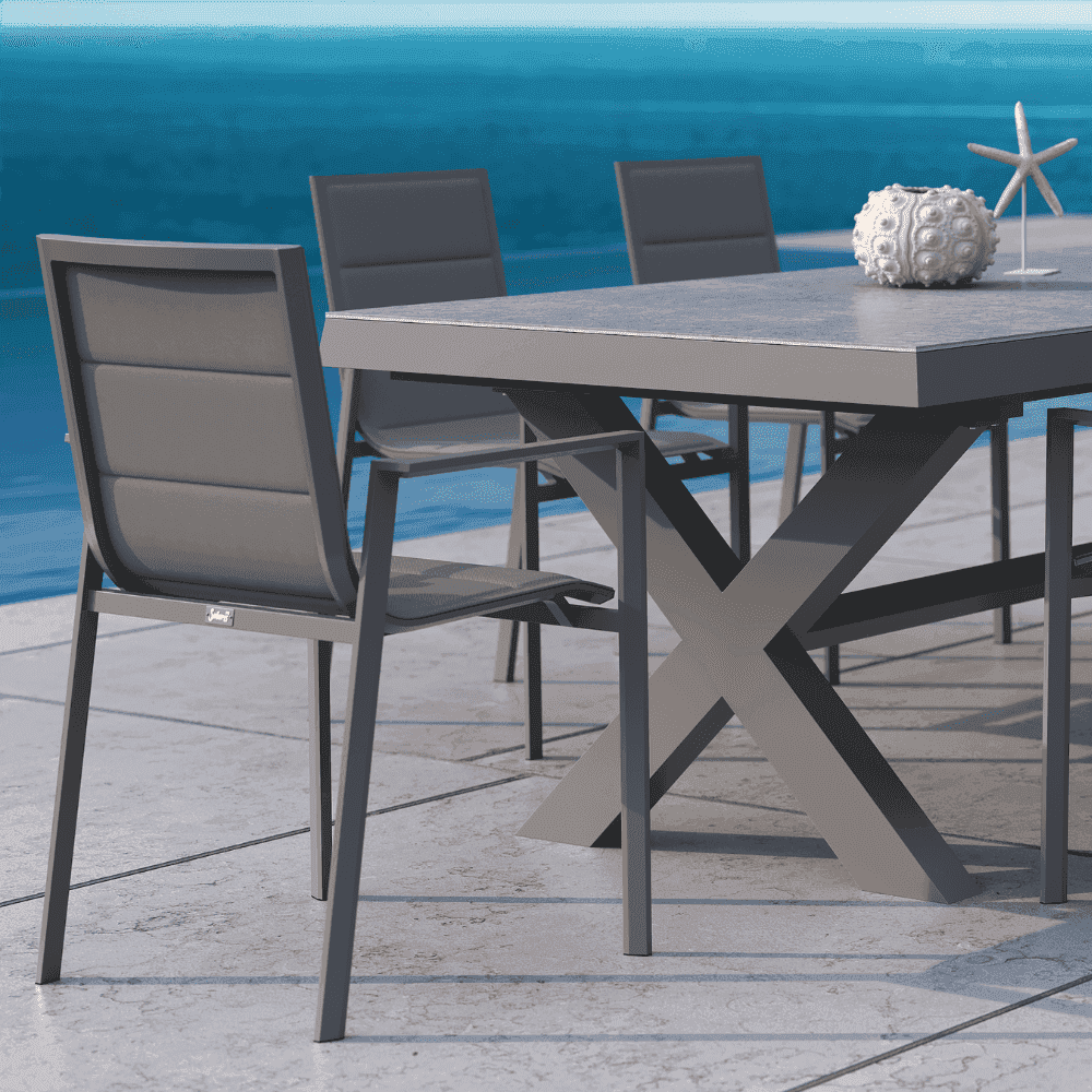 Solaris "Minerva", Tavolo Estensibile fino a 3.5 Mt, Bianco o Nero