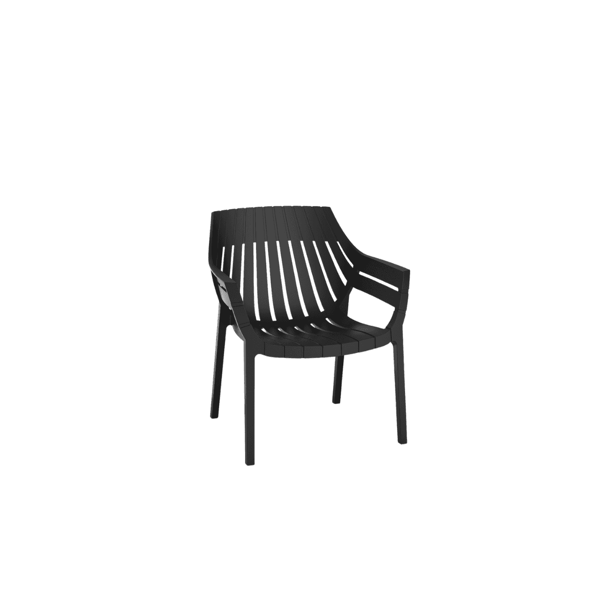 vondom spritz lounge chair poltrona da esterni marrone