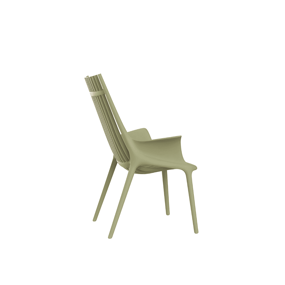 Vondom Ibiza Lounge Chair, Poltrona con Braccioli Ispirata all&