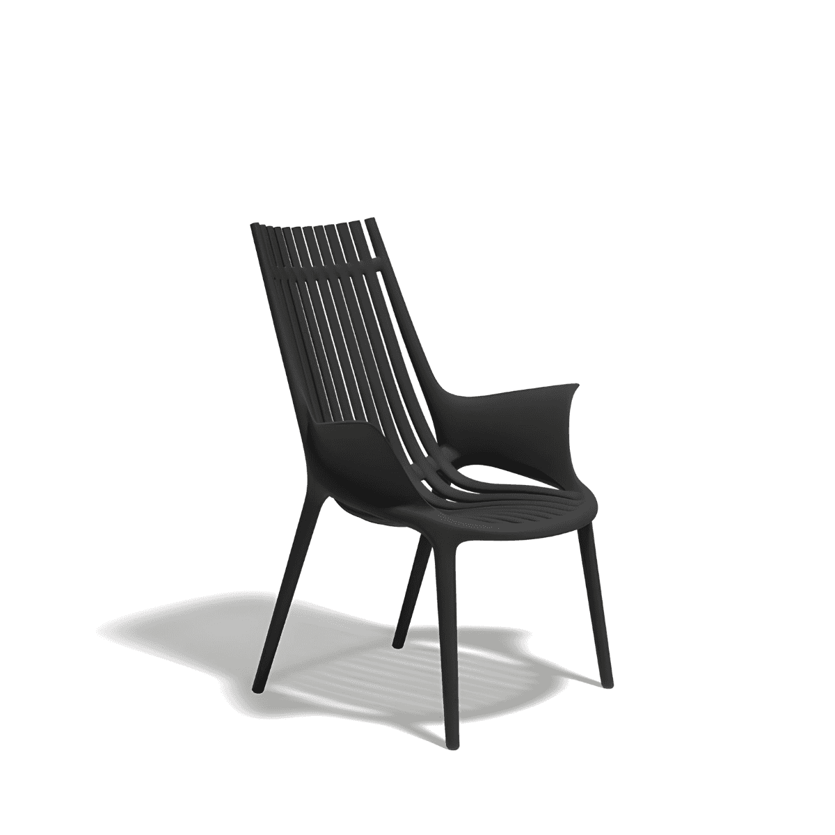 Vondom Ibiza Lounge Chair, Poltrona con Braccioli Ispirata all&