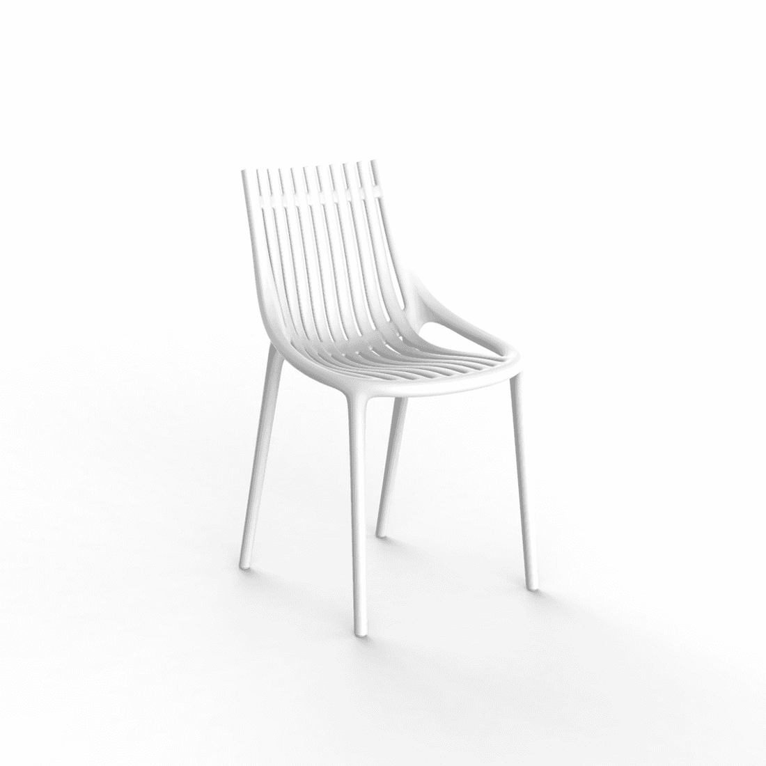 Vondom Ibiza Chair, Sedia Senza Braccioli Ispirata all&