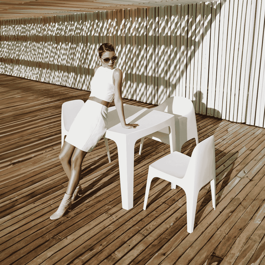 Vondom Solid Chair, Sedia da Giardino di Stefano Giovannoni