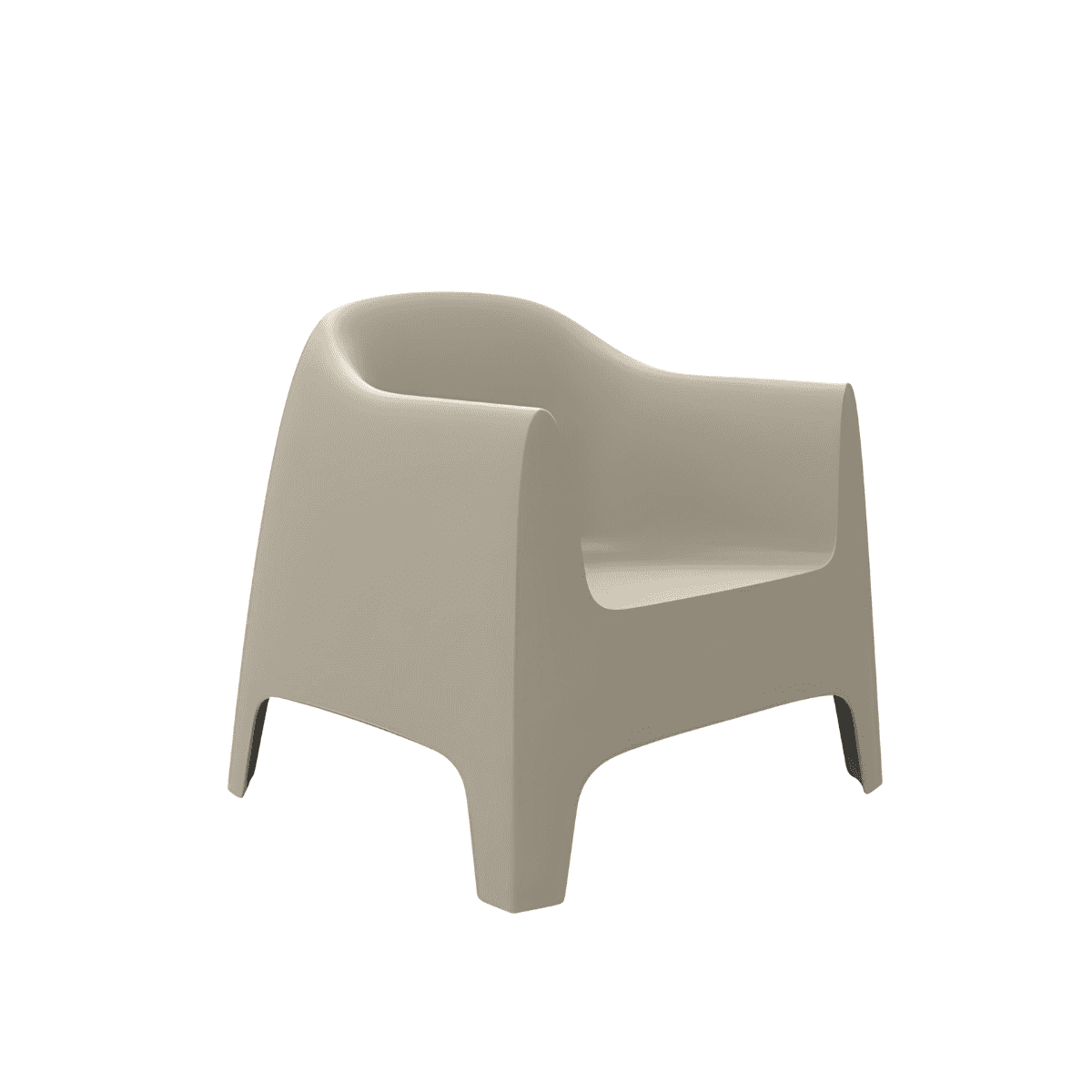 Vondom Solid Lounge Chair, Poltrona per Ambienti Esterni