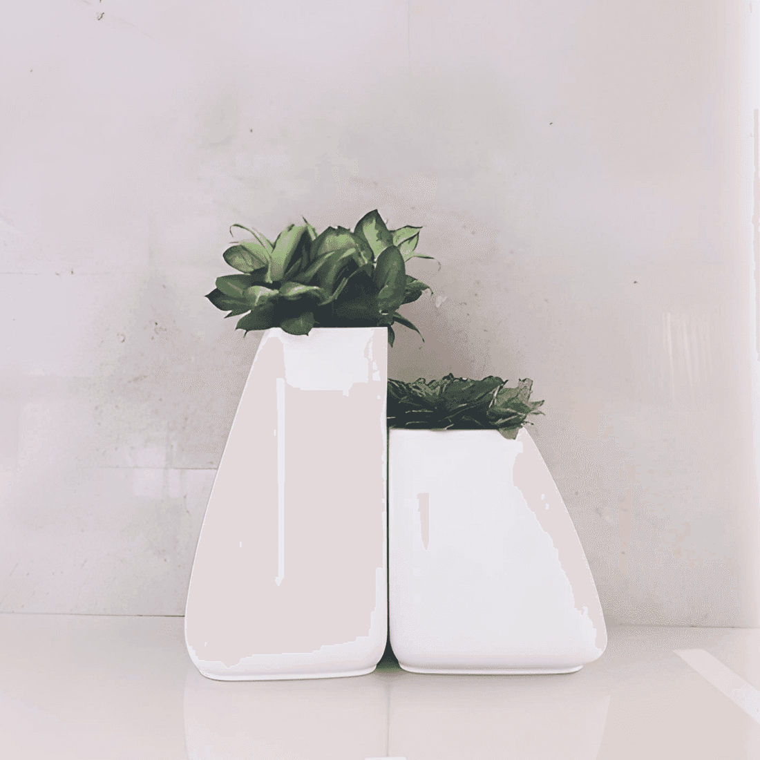 Vondom Noma Planter High Maceteros , Vaso da Giardino in Resina di Polietilene