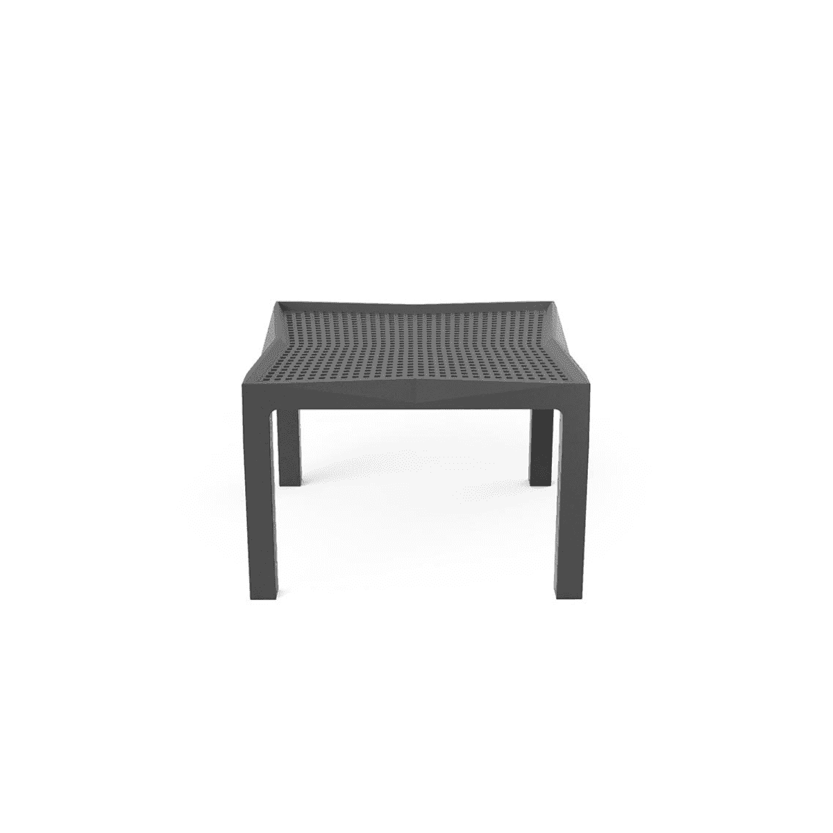 Vondom Voxel Side Table, Tavolino per Esterni di Design Grigio, in Pronta Consegna