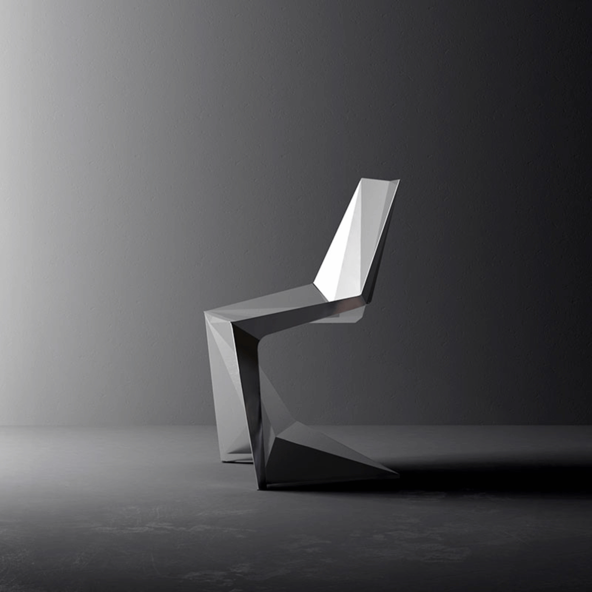 Vondom Voxel Chair, Sedia di Design Celeste da Interni ed Esterni