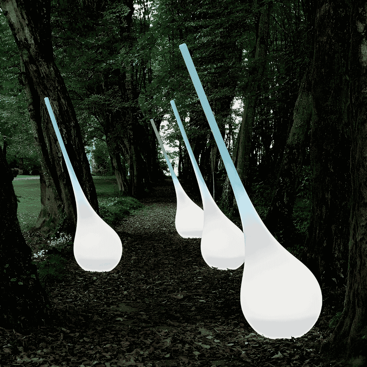 Myyour Ampoule XL, Piantana da Esterno a Forma di Ampolla