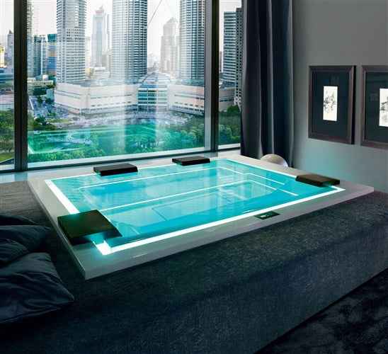 Minipiscina idromassaggio da esterno treesse gost zen active