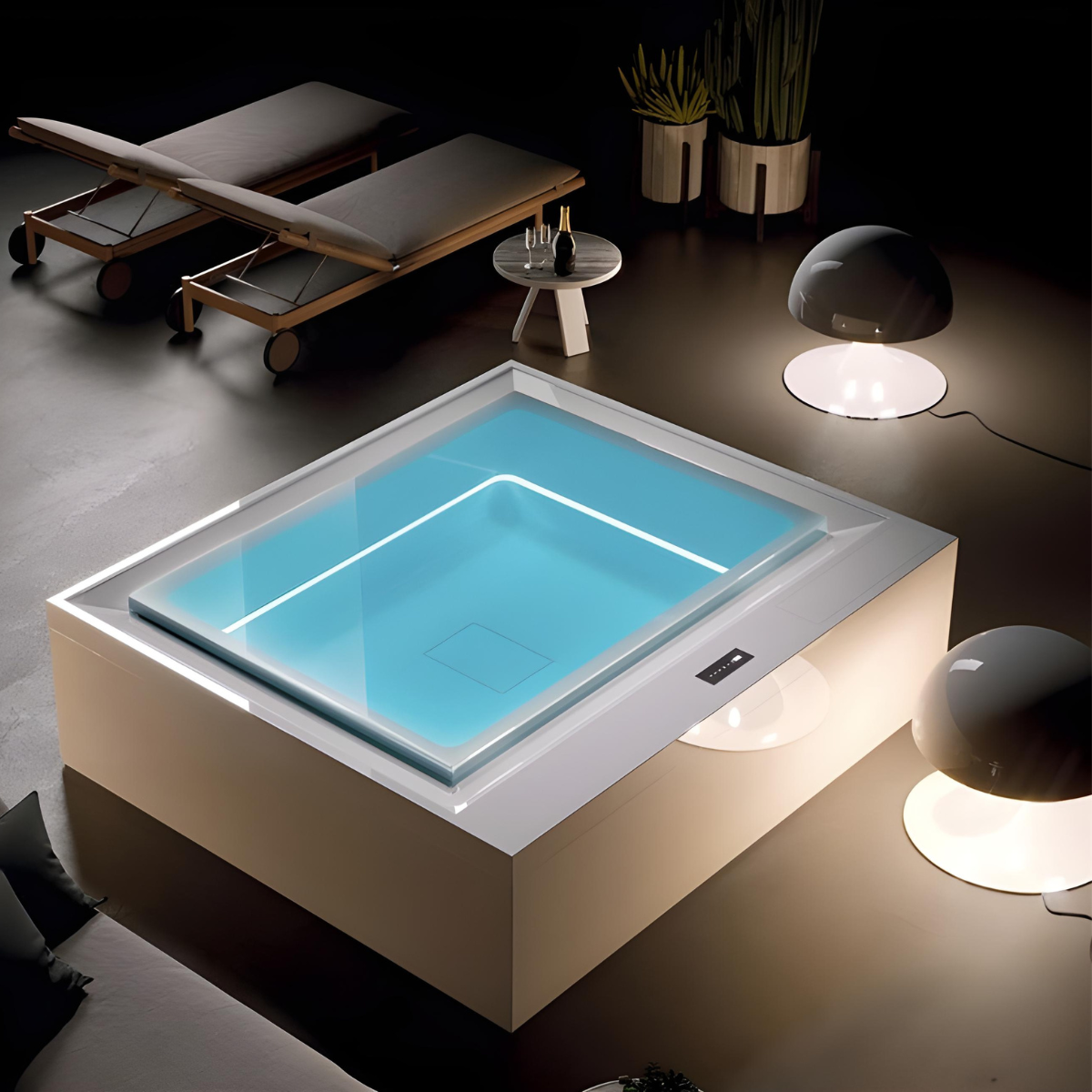 Treesse Ghost Fusion Active 230, Minipiscina Idromassaggio con Tecnologia Ghost System®