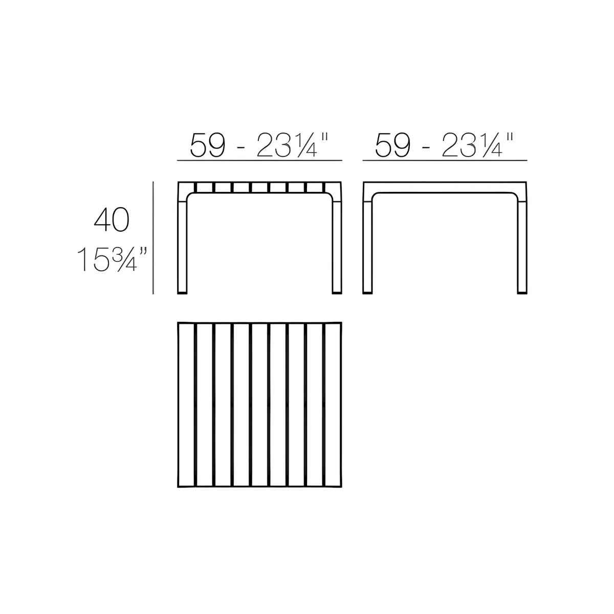 Vondom Spritz, Set da Giardino di Design Mostarda, in Pronta Consegna