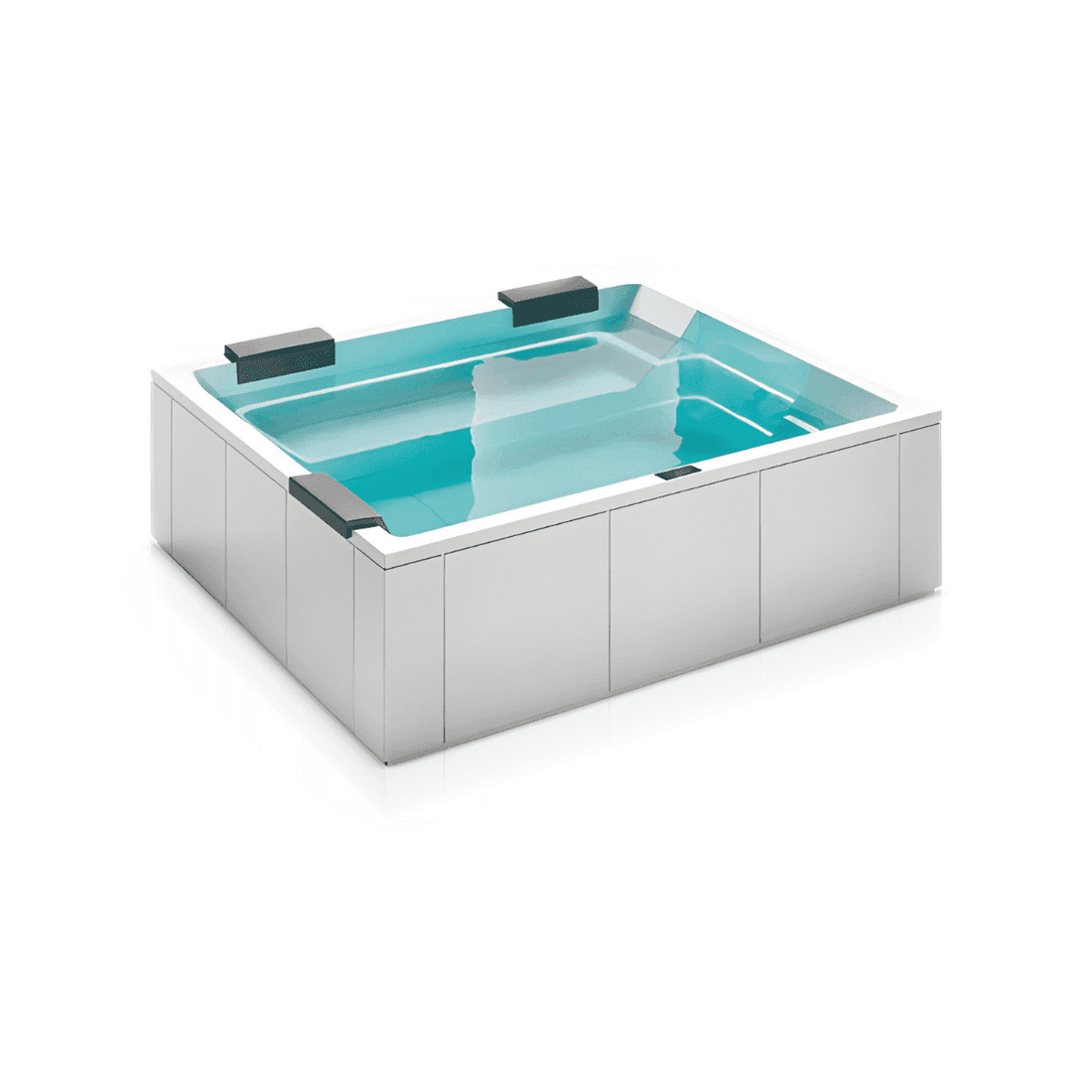 Treesse ghost rest minipiscina idromassaggio da esterno bianca