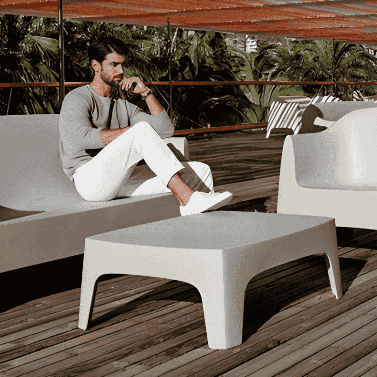 Vondom Solid Coffee Table, Tavolino da Caffè di Design