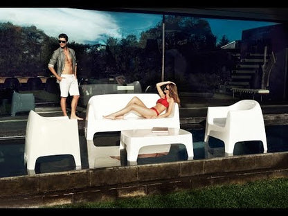 Vondom Solid Lounge Chair, Poltrona per Ambienti Esterni