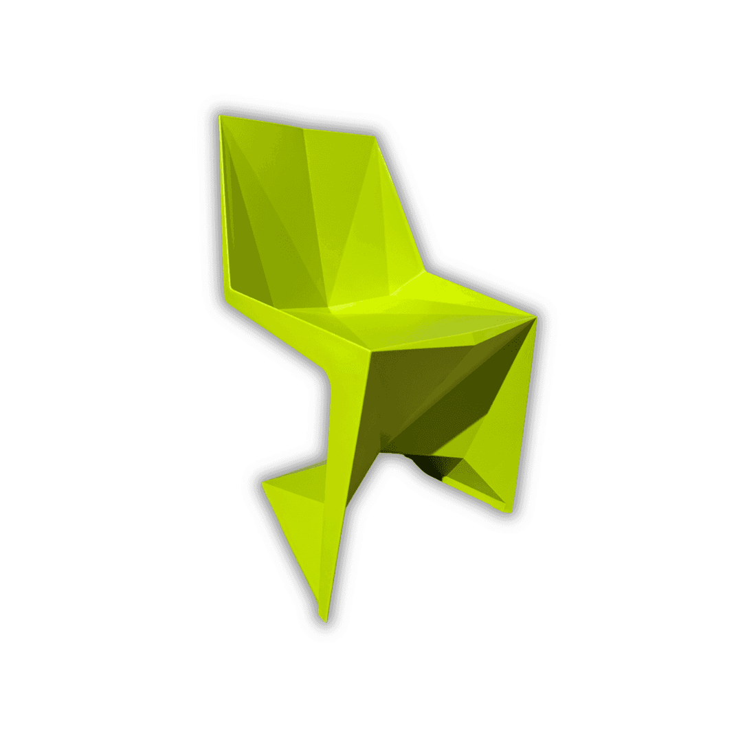 Vondom™ Voxel Chair, Sedie da Esterno di Design Verde Pistacchio