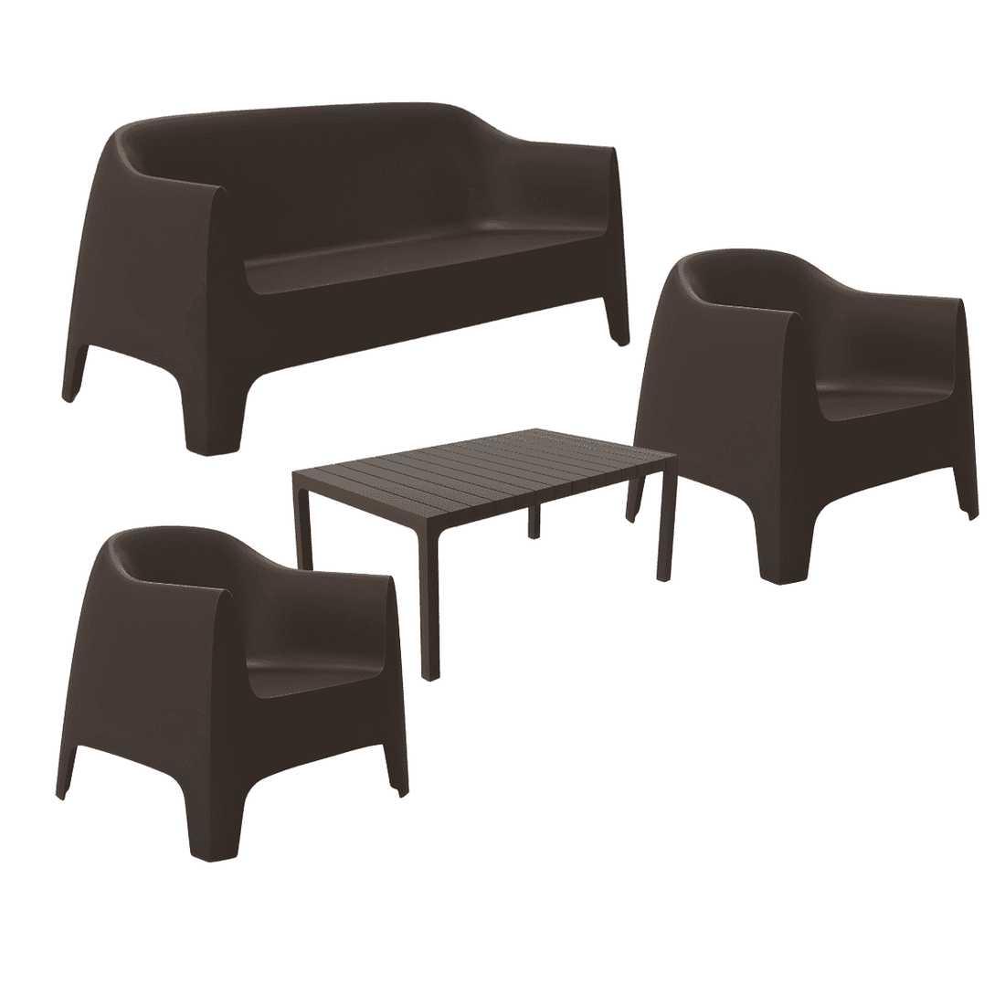 Set da Giardino di Design Marrone, in Outlet