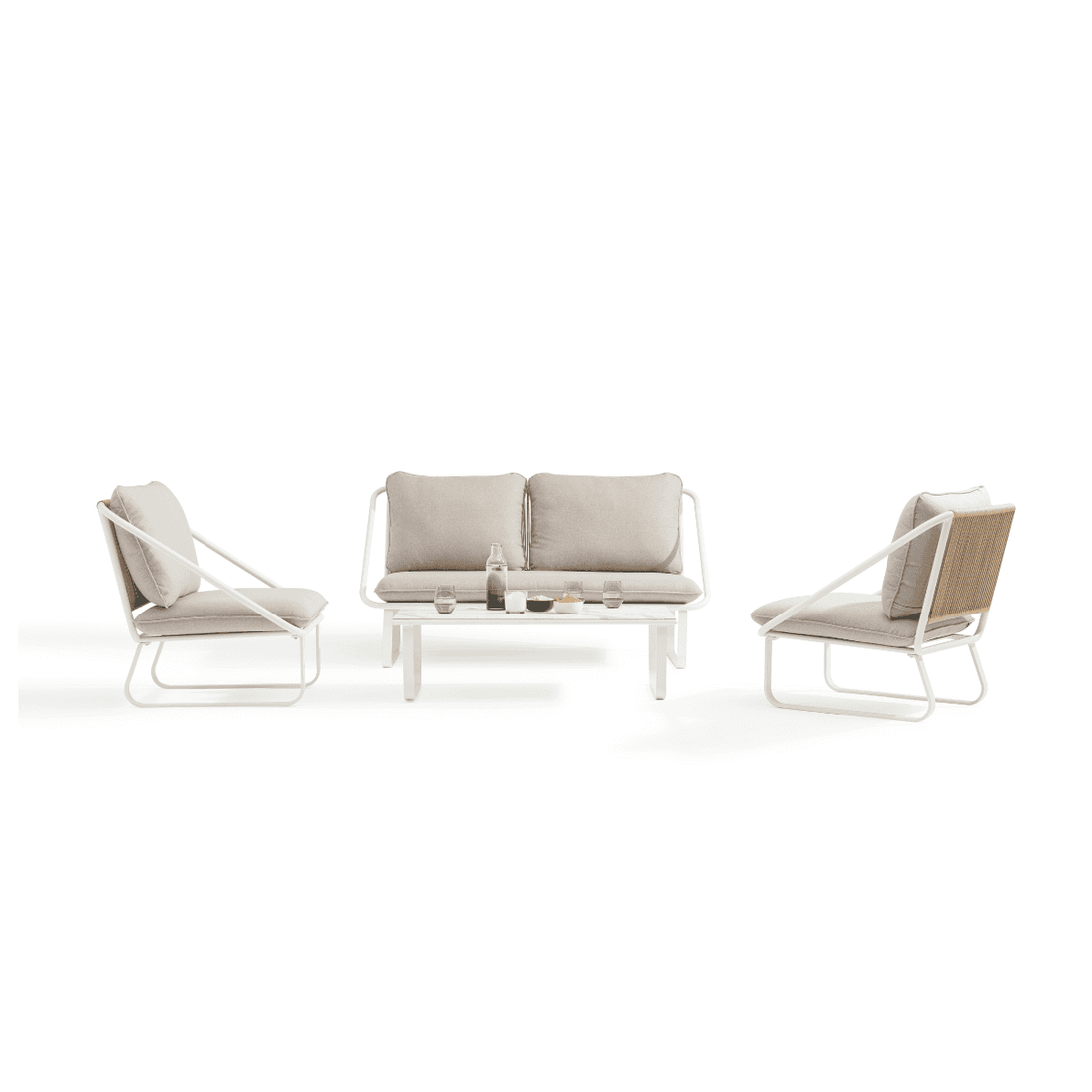 Solaris Ares, Set Salotto di Design Bianco o Antracite