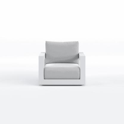 Solaris Kairos - Comodo ed Elegante Set Salotto Bianco da Giardino