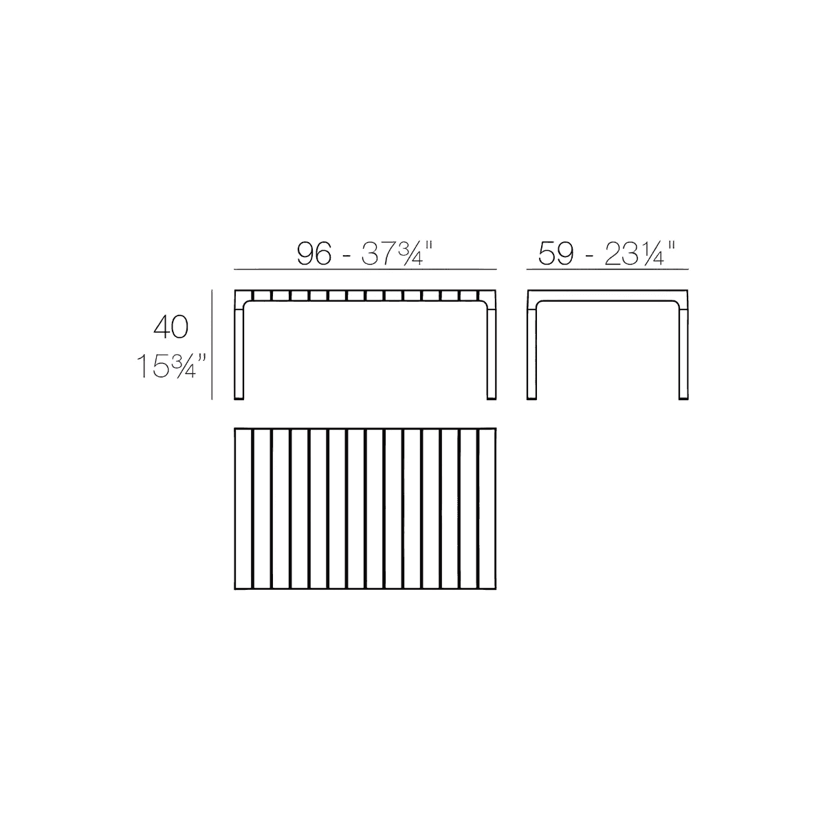 Set da Giardino di Design Marrone, in Outlet