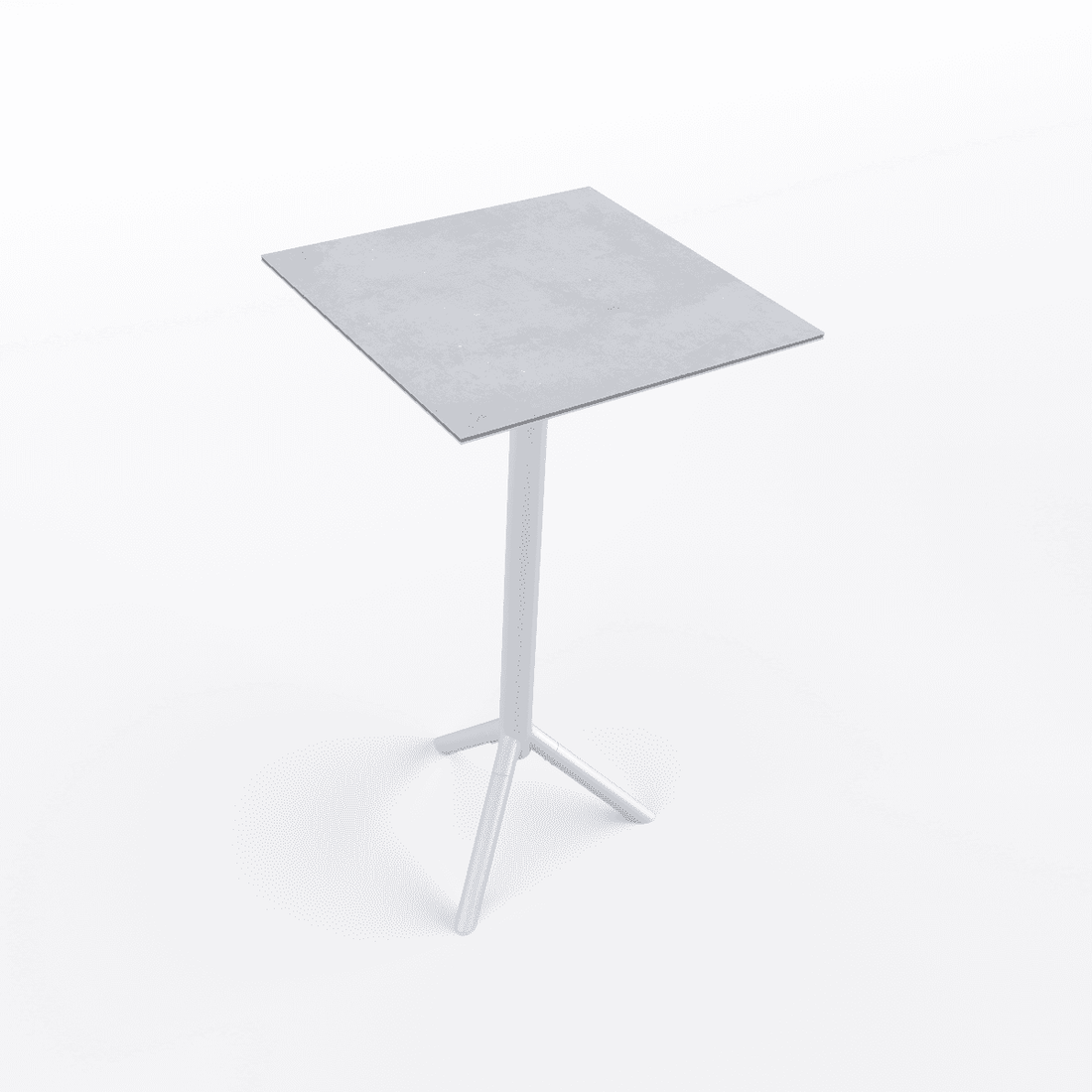 Solaris "Ermes", Tavolo in Alluminio e Vetro Temperato