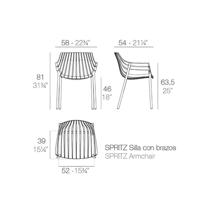 Vondom Spritz Sofa - Sedie da Esterni disegnate da Archirivolto Design