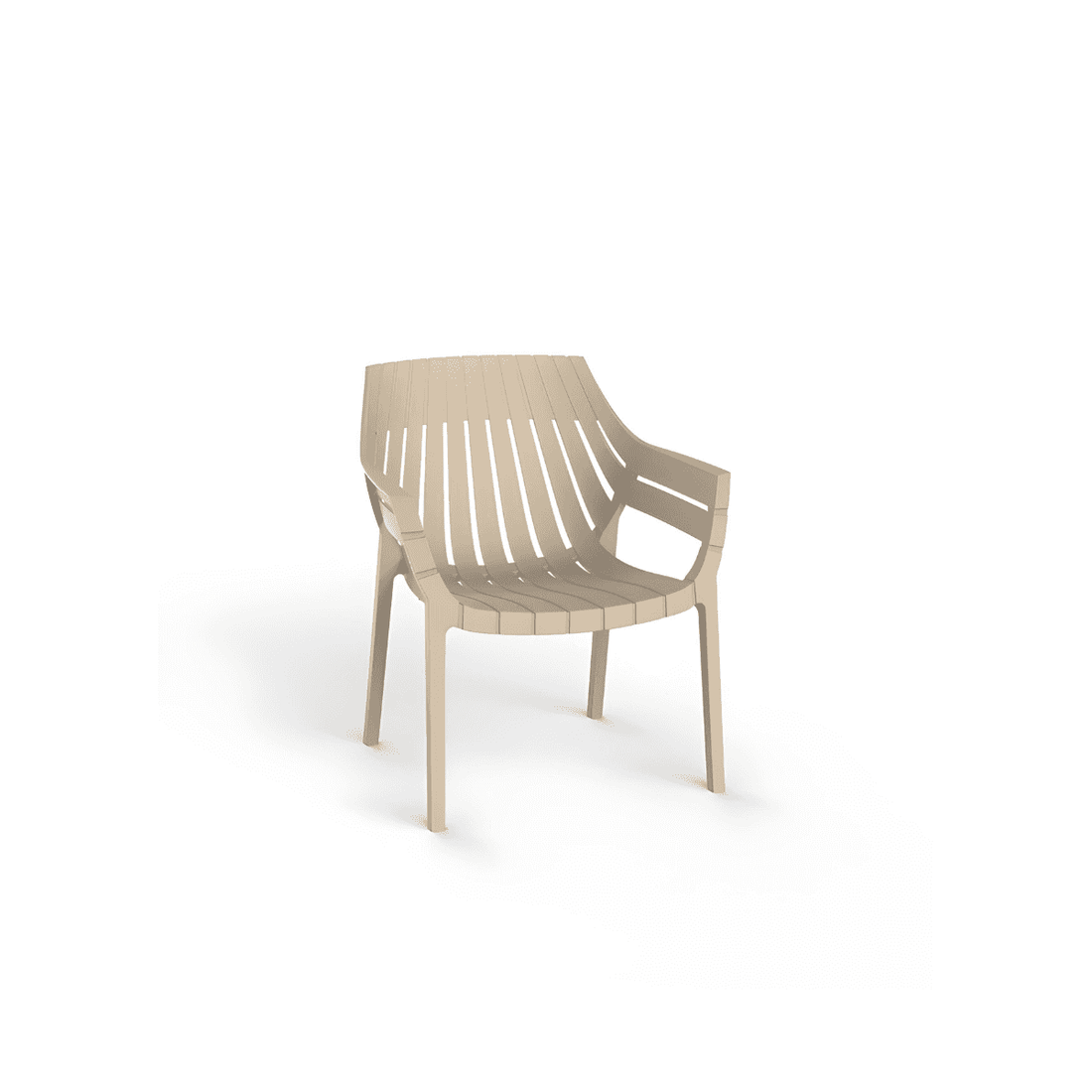 vondom spritz lounge chair poltrona da esterni ecru