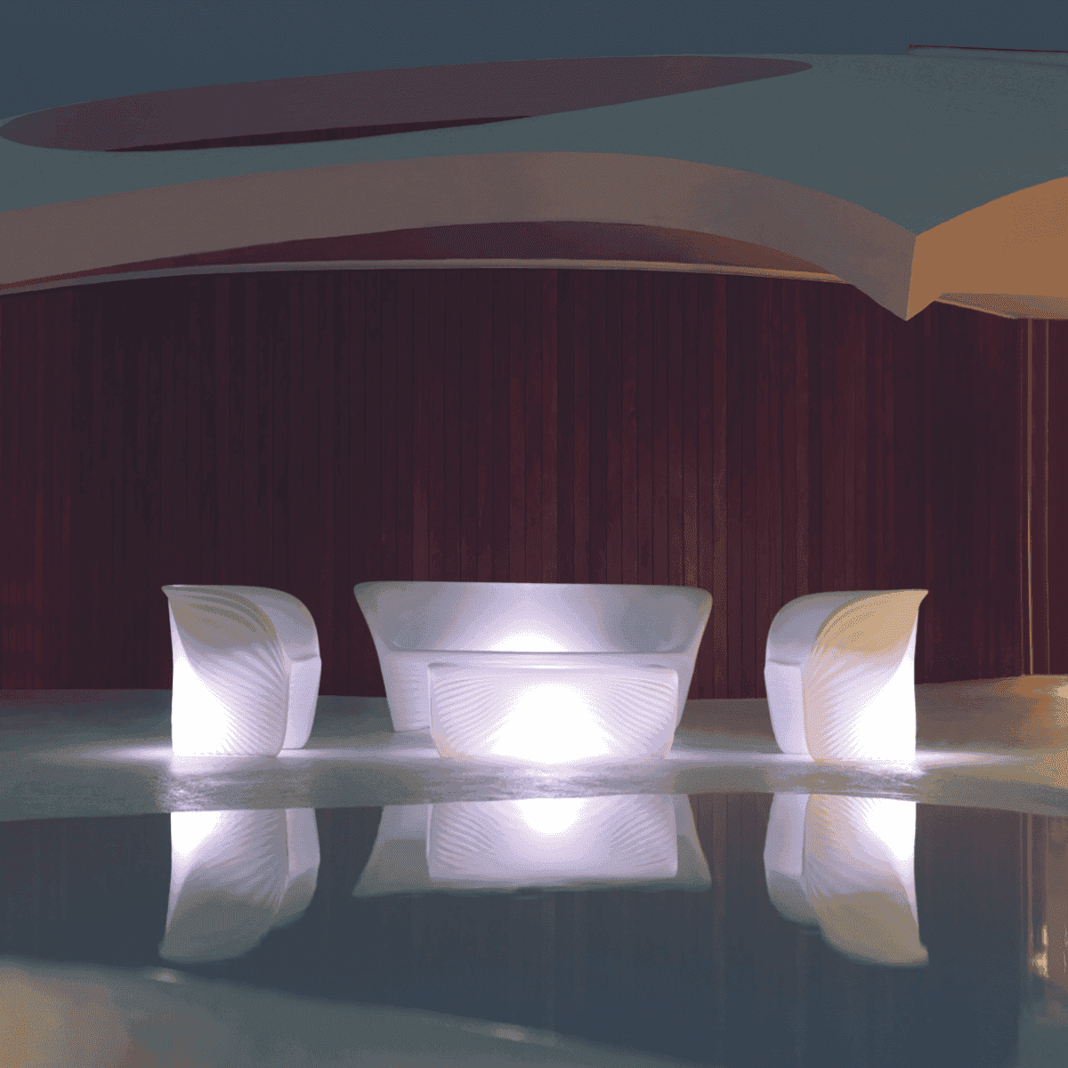 Vondom Biophilia Sofa, Divano da Esterno di Design di Ross Lovegrove