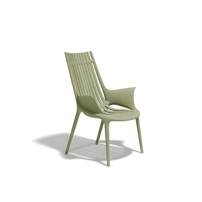 Vondom Ibiza Lounge Chair, Poltrona con Braccioli Ispirata all&