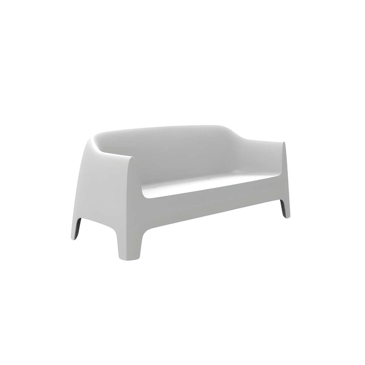 Vondom Solid Sofa - Divano da Giardino Impilabile | Design di Stefano Giovannoni