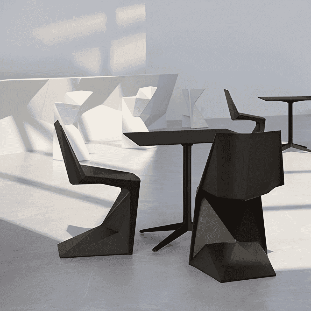 Vondom Voxel Chair - Sedia da Esterno di Design Vincitrice di &quot;Good Design Award&quot;